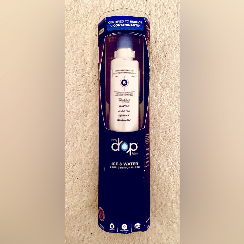 Everydrop Refrigerator Water Filter 6, model EDR6D1. NIB.